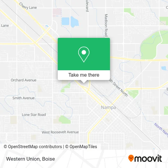 Western Union map