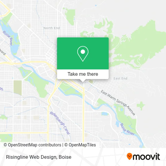 Risingline Web Design map