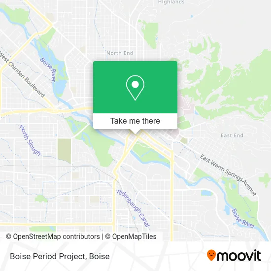 Boise Period Project map