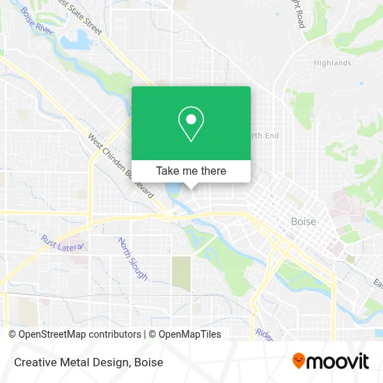 Creative Metal Design map