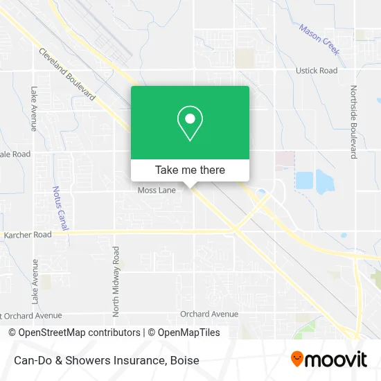 Can-Do & Showers Insurance map