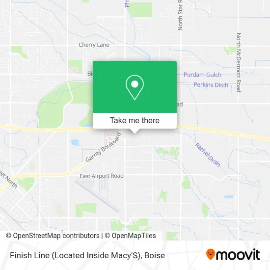 Finish Line (Located Inside Macy'S) map