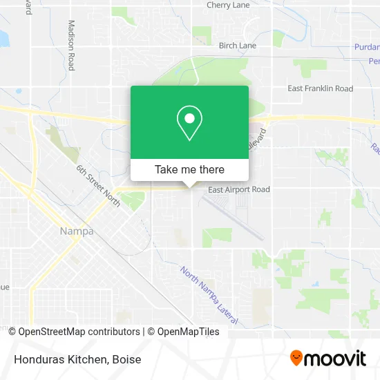 Honduras Kitchen map