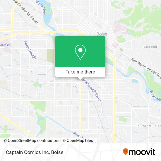 Captain Comics Inc map