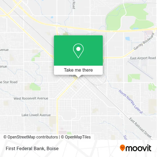 First Federal Bank map