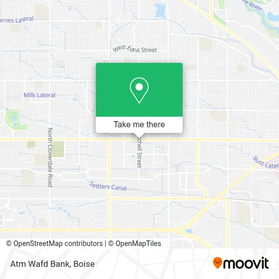 Atm Wafd Bank map