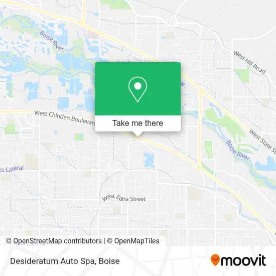 Desideratum Auto Spa map