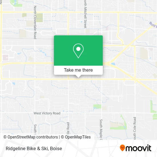 Ridgeline Bike & Ski map