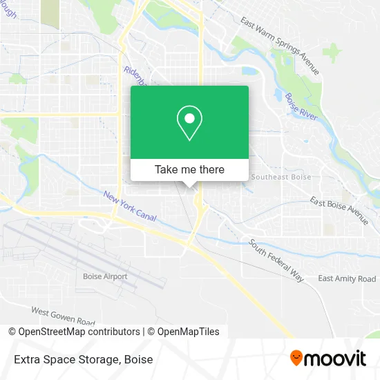 Extra Space Storage map