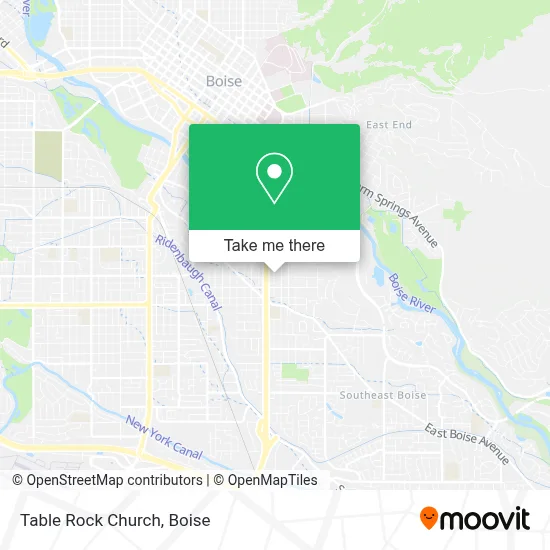 Table Rock Church map