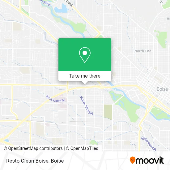 Resto Clean Boise map