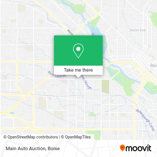 Main Auto Auction map