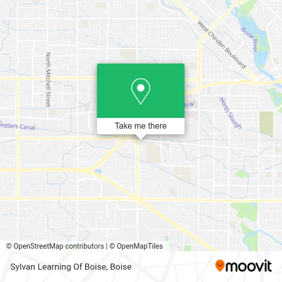 Sylvan Learning Of Boise map