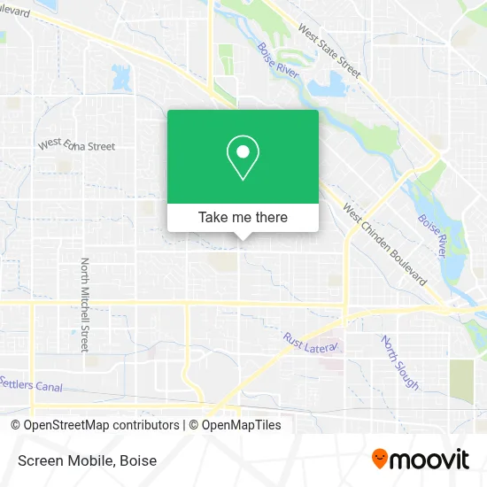 Screen Mobile map