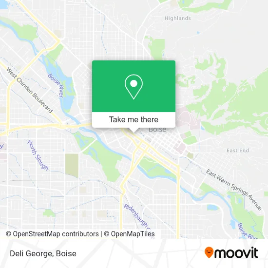 Deli George map