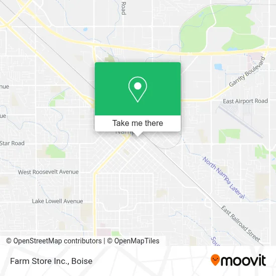 Farm Store Inc. map