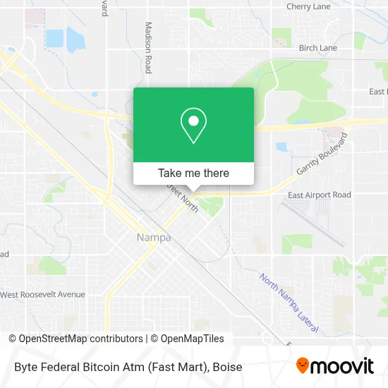 Byte Federal Bitcoin Atm (Fast Mart) map