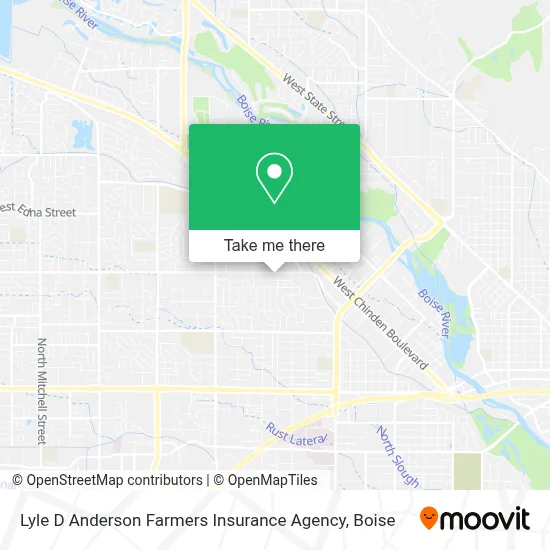 Lyle D Anderson Farmers Insurance Agency map