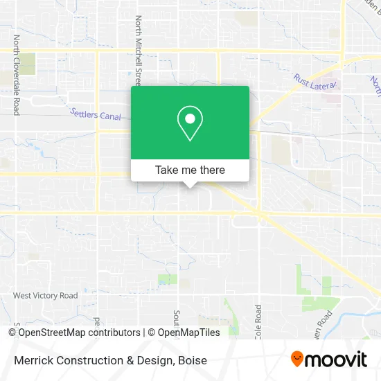 Merrick Construction & Design map