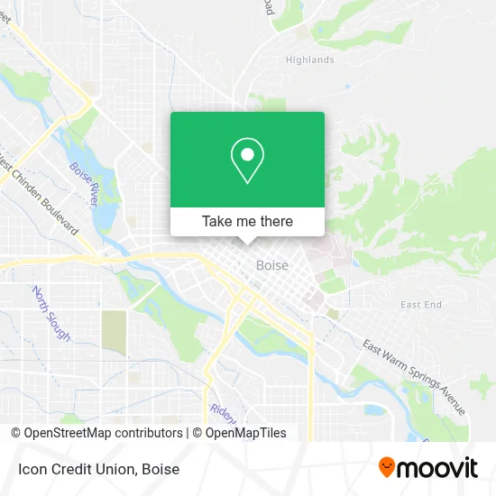 Icon Credit Union map