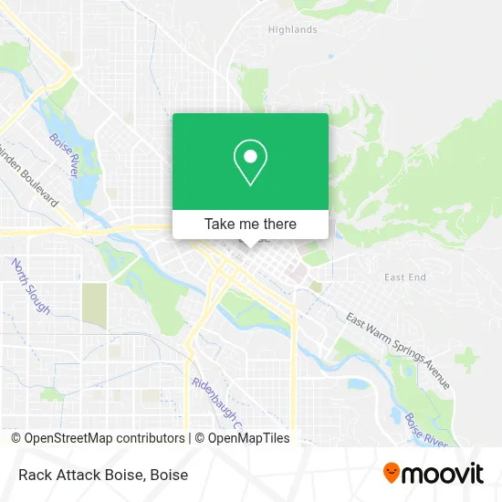 Rack Attack Boise map