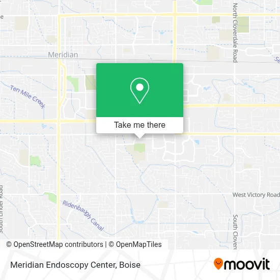 Meridian Endoscopy Center map