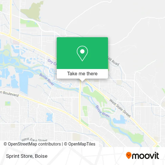 Sprint Store map