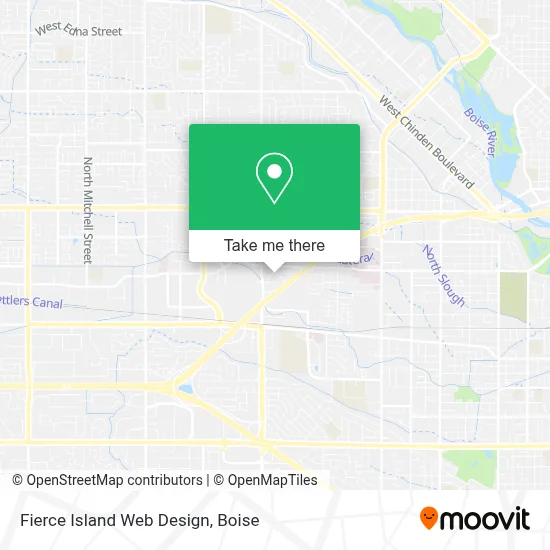 Fierce Island Web Design map