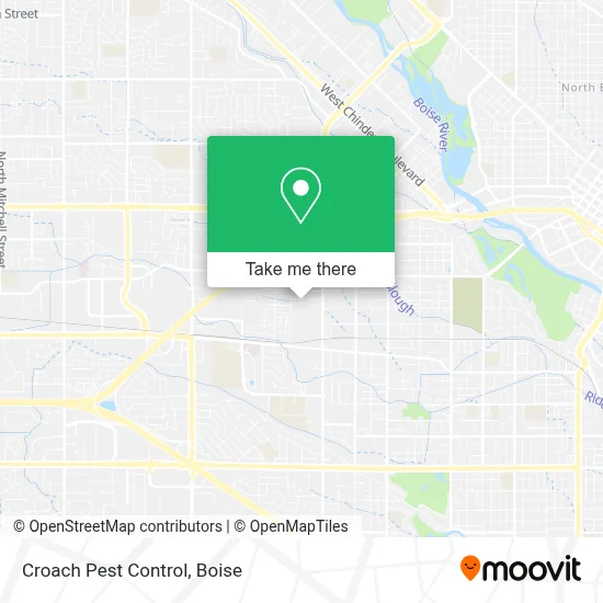 Croach Pest Control map