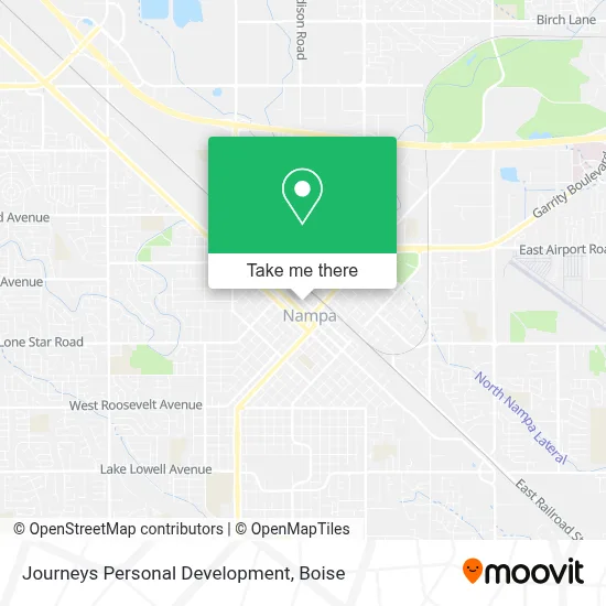 Journeys Personal Development map