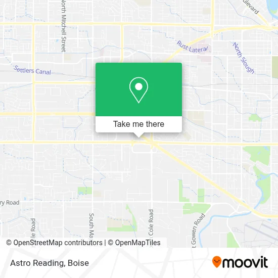 Astro Reading map