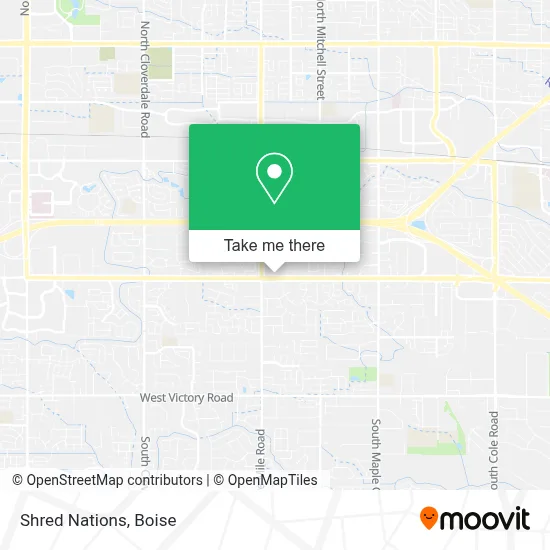 Shred Nations map