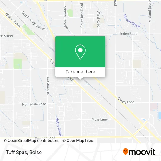 Tuff Spas map