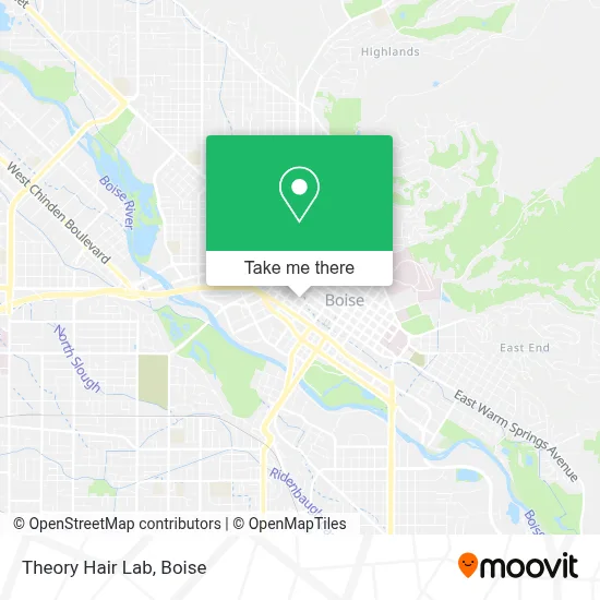 Theory Hair Lab map