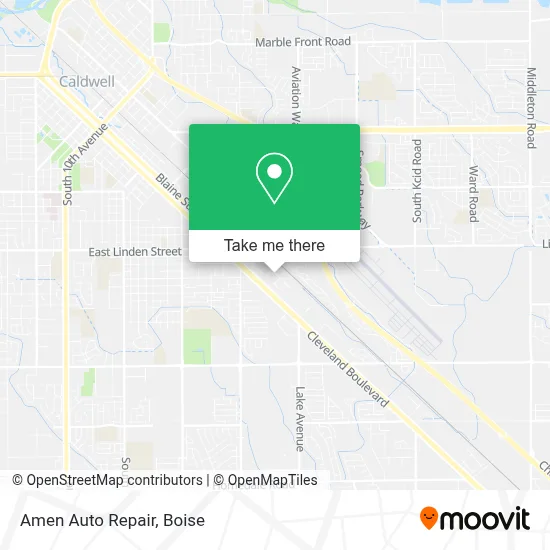 Amen Auto Repair map