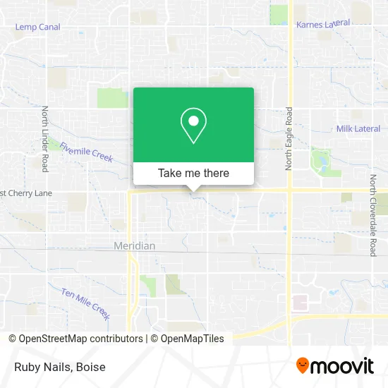 Ruby Nails map