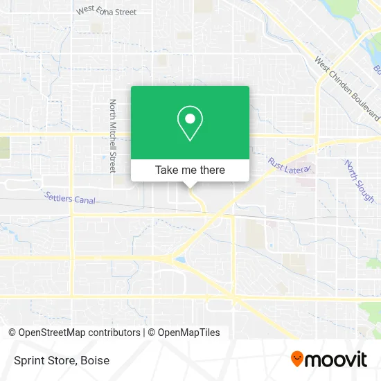 Sprint Store map