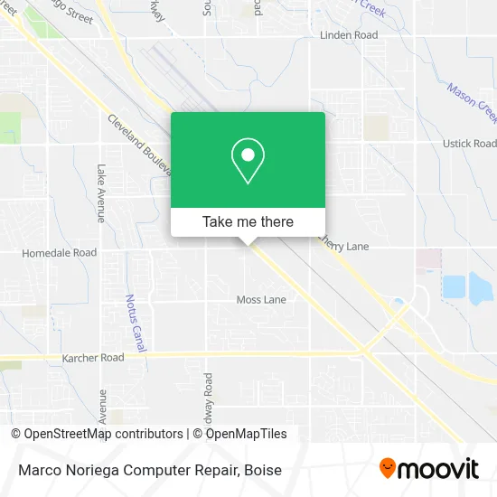 Marco Noriega Computer Repair map