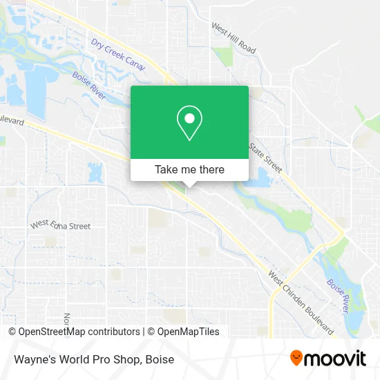 Wayne's World Pro Shop map