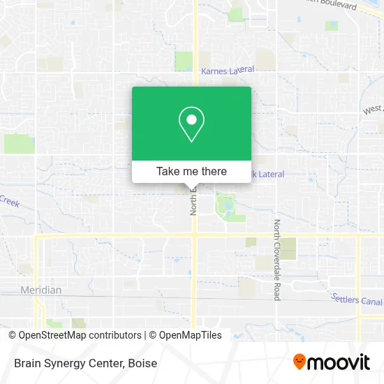 Brain Synergy Center map