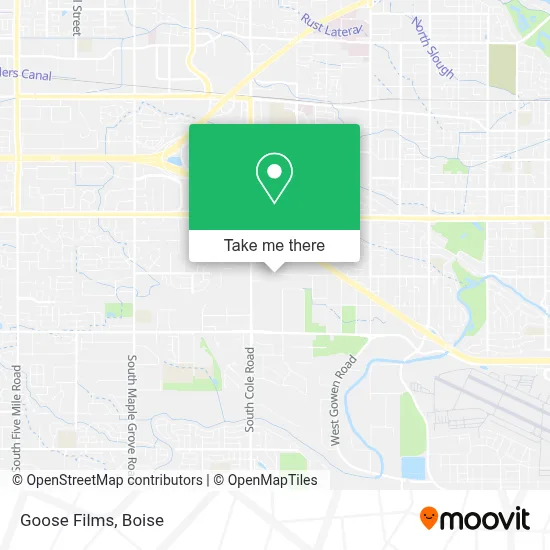 Goose Films map