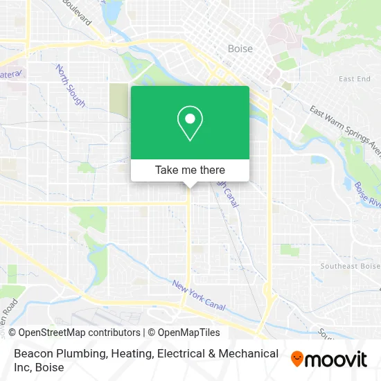 Beacon Plumbing, Heating, Electrical & Mechanical Inc map