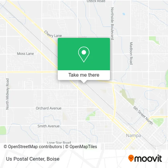 Us Postal Center map