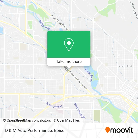 D & M Auto Performance map