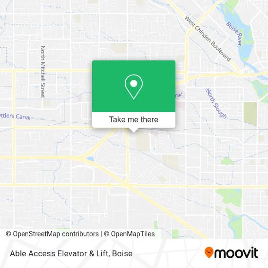 Able Access Elevator & Lift map