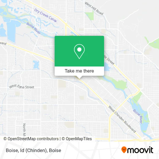 Boise, Id (Chinden) map