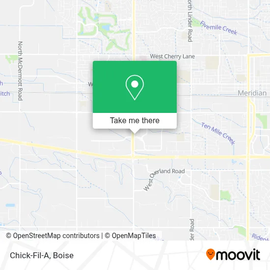 Chick-Fil-A map