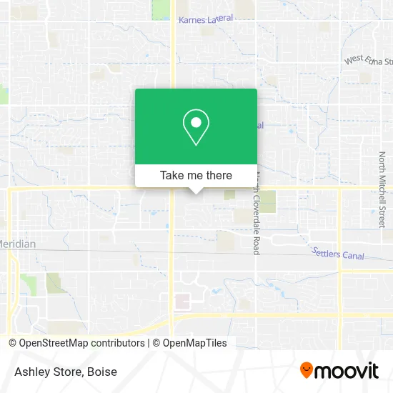 Ashley Store map