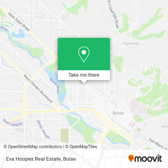 Eva Hoopes Real Estate map