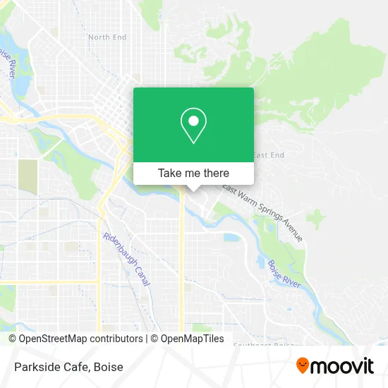Parkside Cafe map
